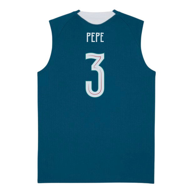 2026-2027 Portugal Sleeveless Training Jersey (Ocean Tropic) (Pepe 3)-SoccerKits Hub | Buy Soccer Jerseys Online